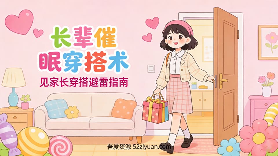 【原创】约会指南第十集《长辈催 眠穿搭术，见家长穿搭避雷指南》精品恋爱绘本